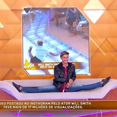 Gabriel Lyons volta ao "Casos de Família" após virar meme mundial com espacate - Reprodução/SBT - Reprodução/SBT