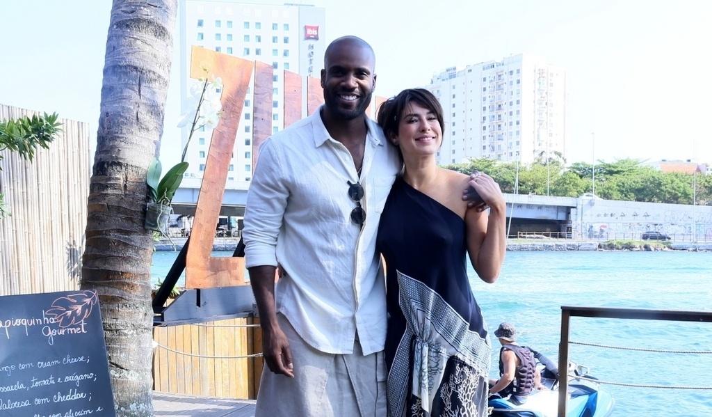 Rafael Zulu e Fernanda Paes Leme - Anderson Borde/Ag.News