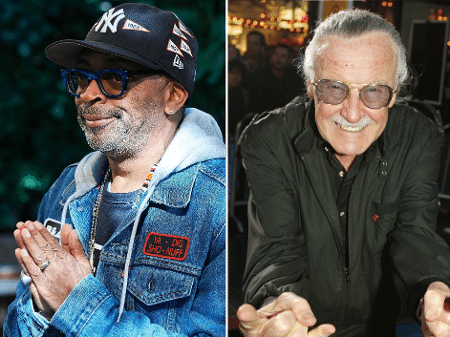 O diretor Spike Lee e o quadrinista Stan Lee - Getty Images/Kevin Winter/Getty Images/Montagem