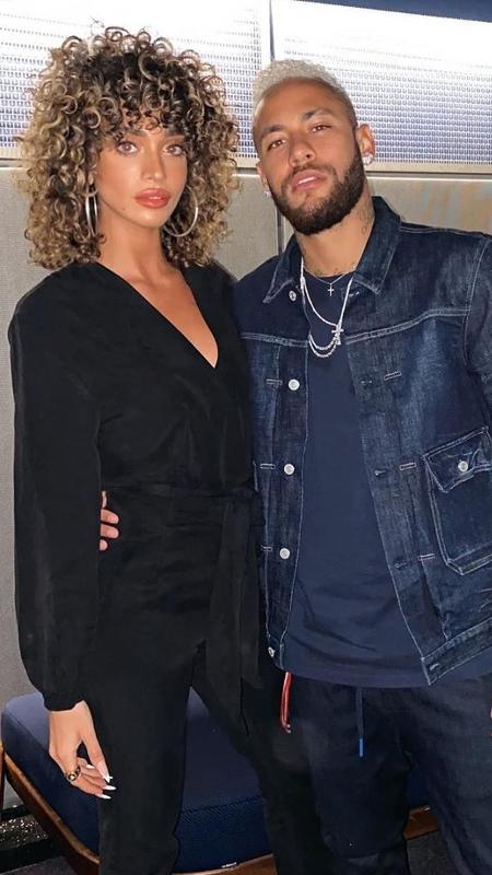 Neymar e a modelo Eden Fines - Reprodução/Instagram - Reprodução/Instagram