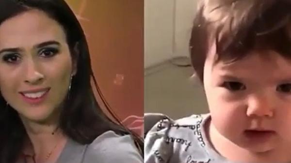 Fãs apontaram semelhanças entre meme de Tata Werneck e vídeo da filha da comediante