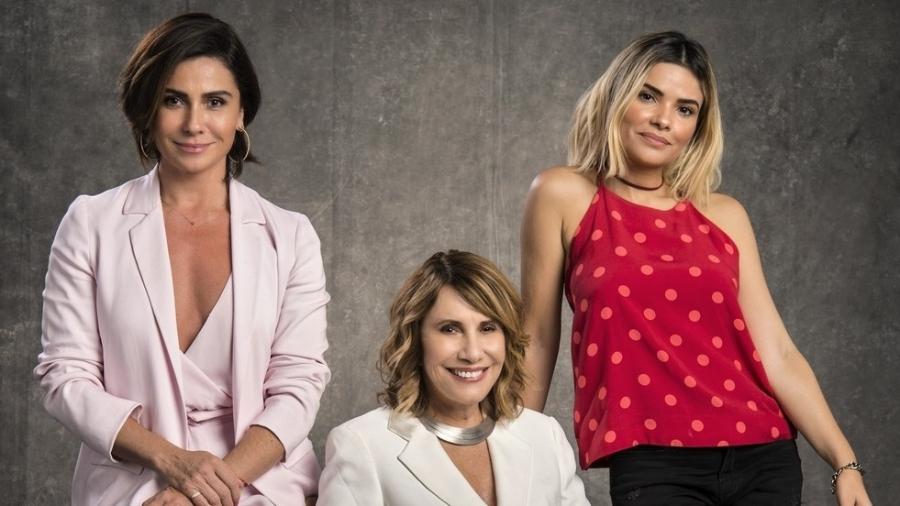 Giovanna Antonelli, Renata Sorrah e Vanessa Giácomo, em "Filhas de Eva" - Divulgacão