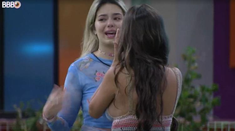 BBB 21: Thaís e Viih Tube choram em noite de eliminação - Reprodução/ Globoplay - Reprodução/ Globoplay