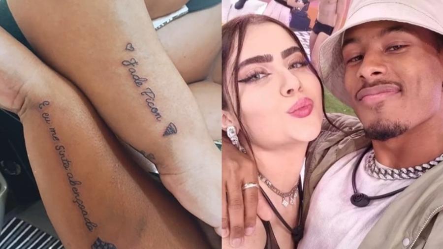 Fã faz tatuagem em homenagem a Jade e P.A e ex-sister reage - Reprodução/Twitter/Instagram