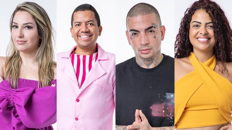 BBB 23: Amanda, Bruno, MC Guimê e Paula estão no Paredão - Divulgação/Globo