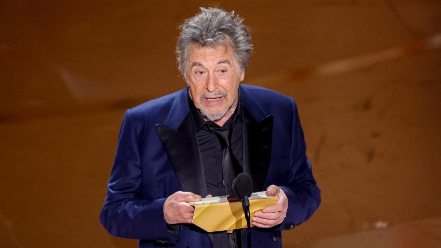 Al Pacino apresentou o prêmio de Melhor Filme no Oscar 2024