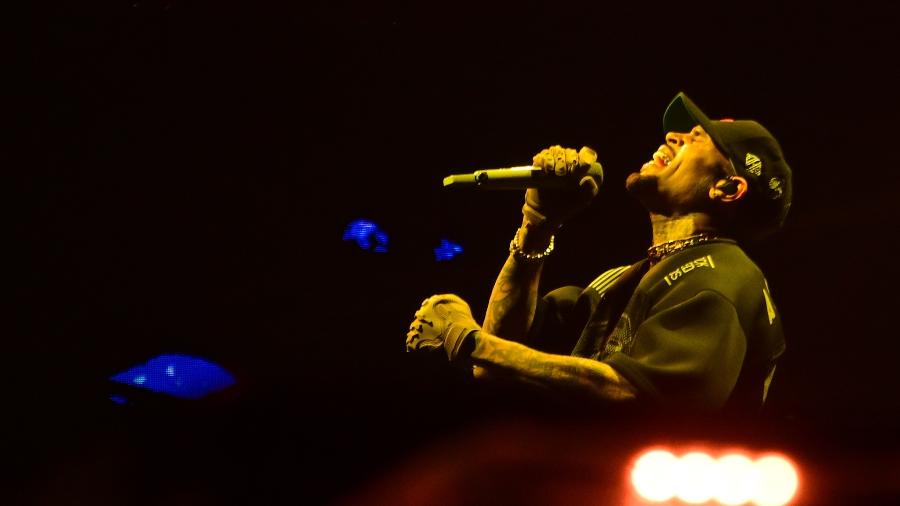 Chris Brown se apresenta em São Paulo na noite de sábado (21) - Leo Franco/AgNews