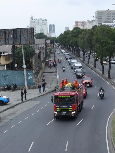 Cortejo do corpo de Preta Gil pelo Rio de Janeiro