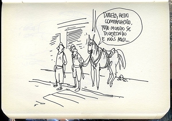 Charge do cartunista Orlando Pedroso sobre a Virada Cultural 2015 - Orlando Pedroso/UOL