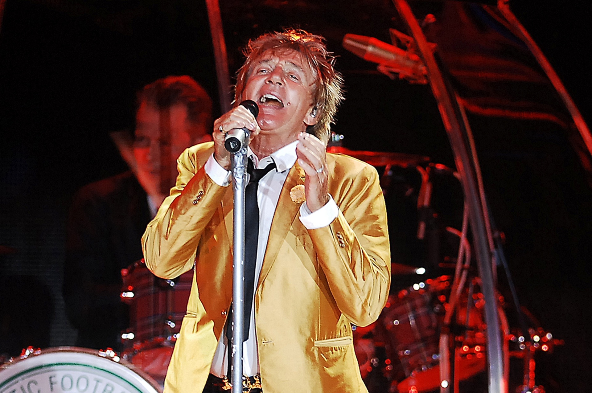 19.set.2015 - Rod Stewart faz show na arena Allianz Parque, em São Paulo - Reinaldo Canato/UOL