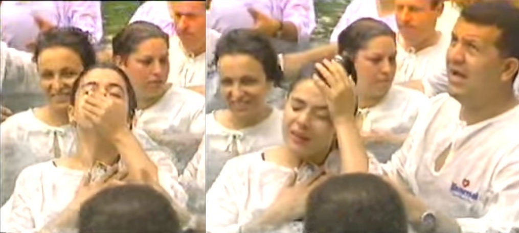 Mara Maravilha se batizou em uma igreja evangélica em 1997 - Reprodução/Youtube