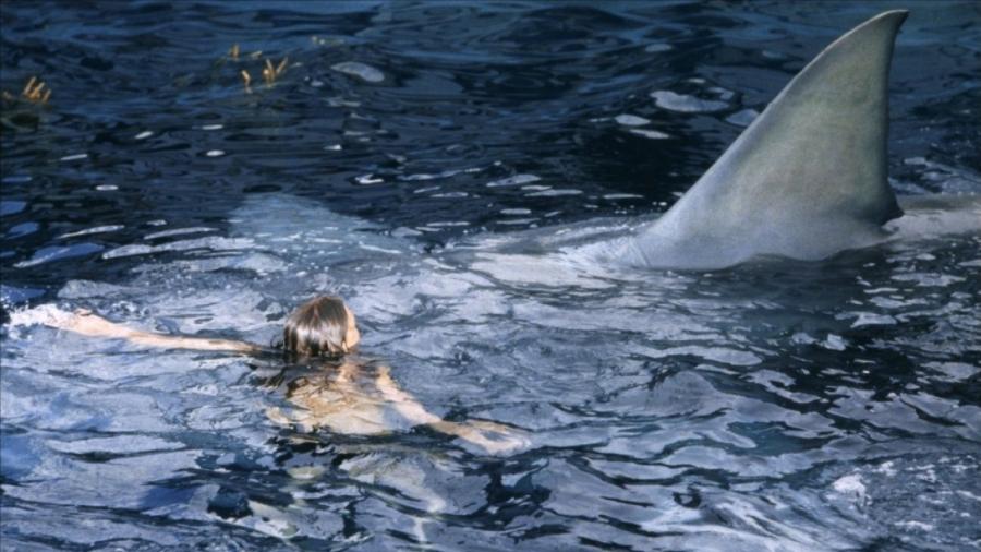 Cena do filme "Tubarão" (1975), de Steven Spielberg - Reprodução