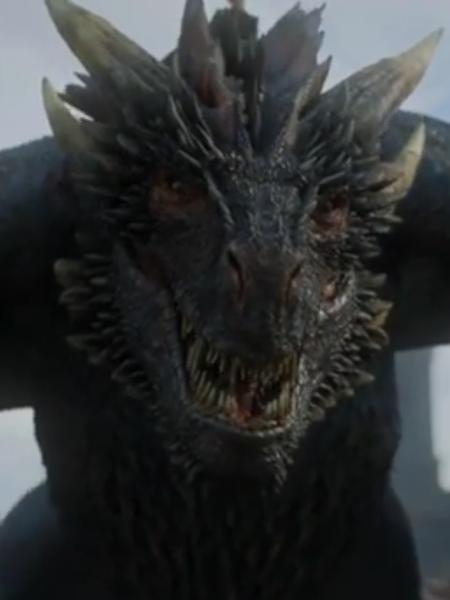 Drogon, um dos dragões de Daenerys em cena do novo trailer de "Game of Thrones" - Divulgação/HBO - Divulgação/HBO