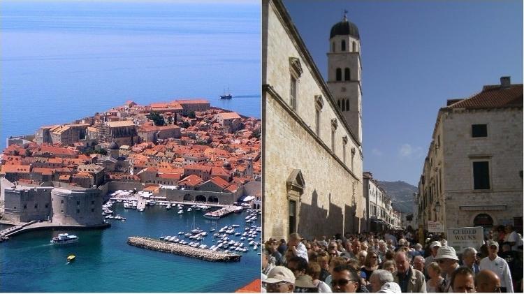 Montagem Dubrovnik - Gari.baldi/Creative Commons - Amanderson2/VisualHunt CC BY - Gari.baldi/Creative Commons - Amanderson2/VisualHunt CC BY