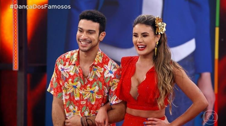 Sérgio Malheiros é julgado por Taís Araújo no "Domingão do Faustão" - Reprodução/TV Globo - Reprodução/TV Globo