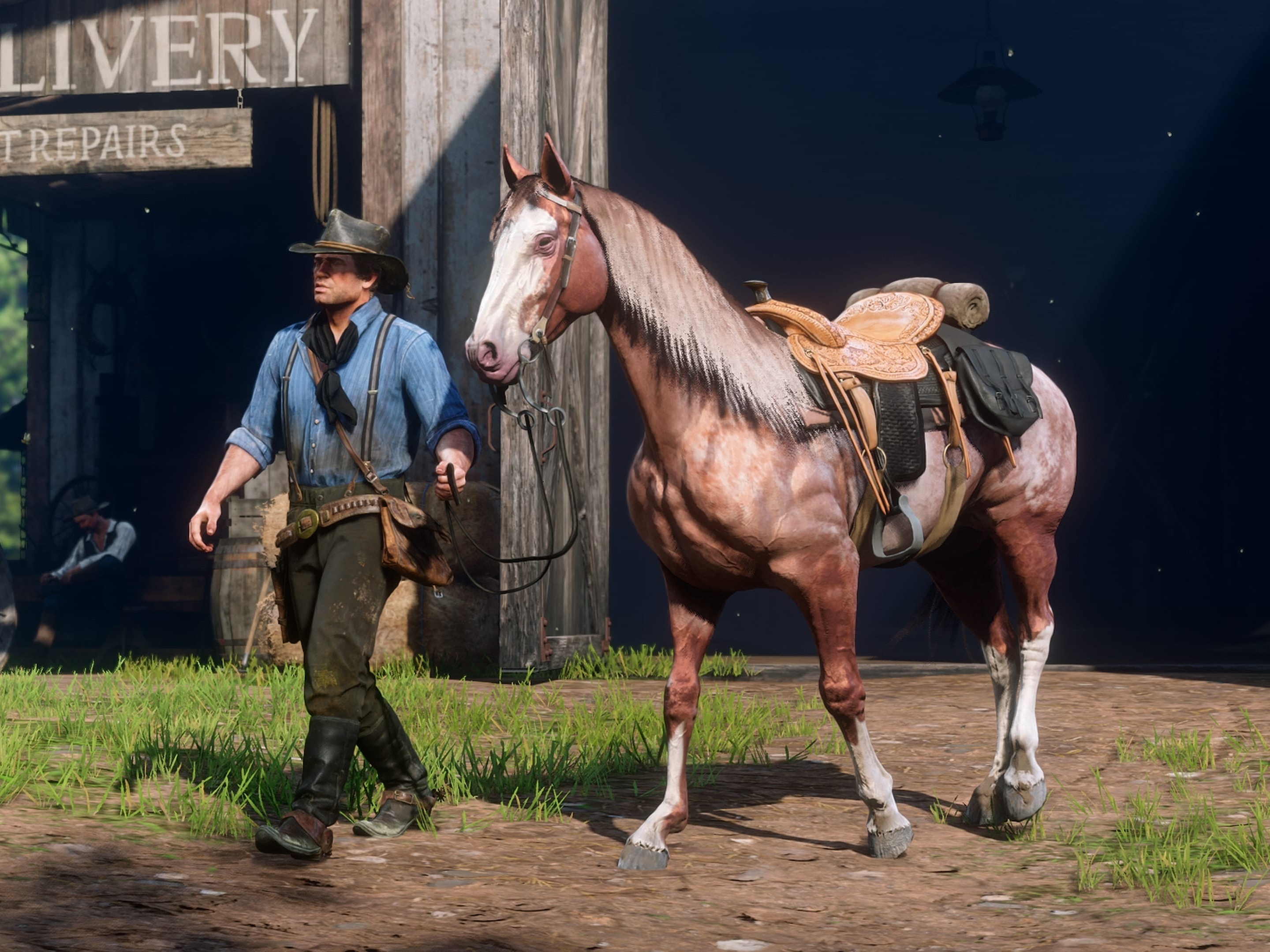 Estrada amaldiçoada faz cavalos pegarem fogo em Red Dead