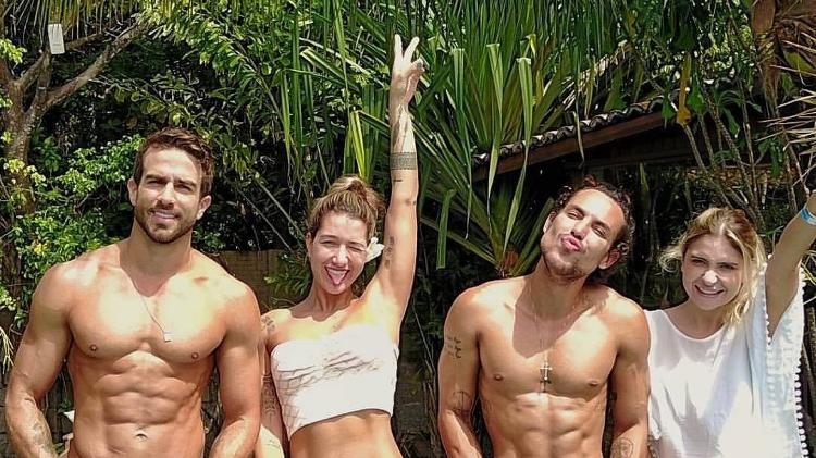 Erasmo Viana, Gabriela Pugliesi, Bruno Maffei e Isabela Lourenço Soller - Reprodução/Instagram - Reprodução/Instagram