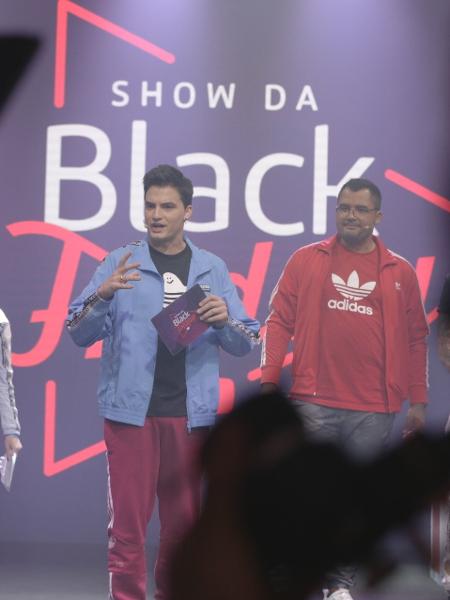 Bruna Gomes, Felipe Neto e Bruno Correa no "Show da Black Friday" - Thiago Sant"Anna