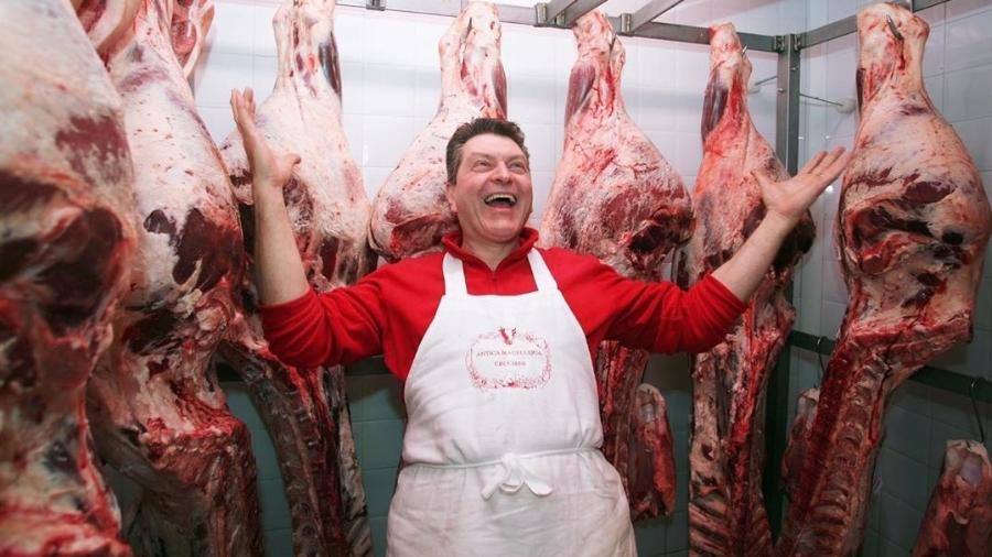 Dario Cecchini, um dos chefs mestres da carne retratados na série "Chef"s Table" (Netflix) - Reprodução/Instagram