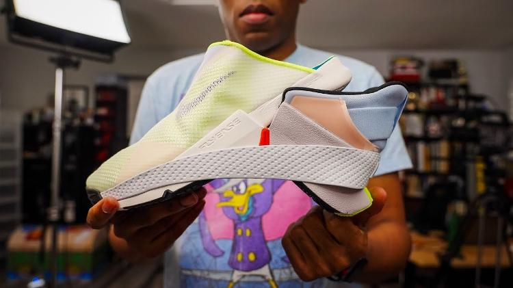 La línea de zapatillas Nike comenzó a crecer después de que un joven con parálisis cerebral escribiera una carta a la marca - Reproducción / YouTube - Reproducción / YouTube