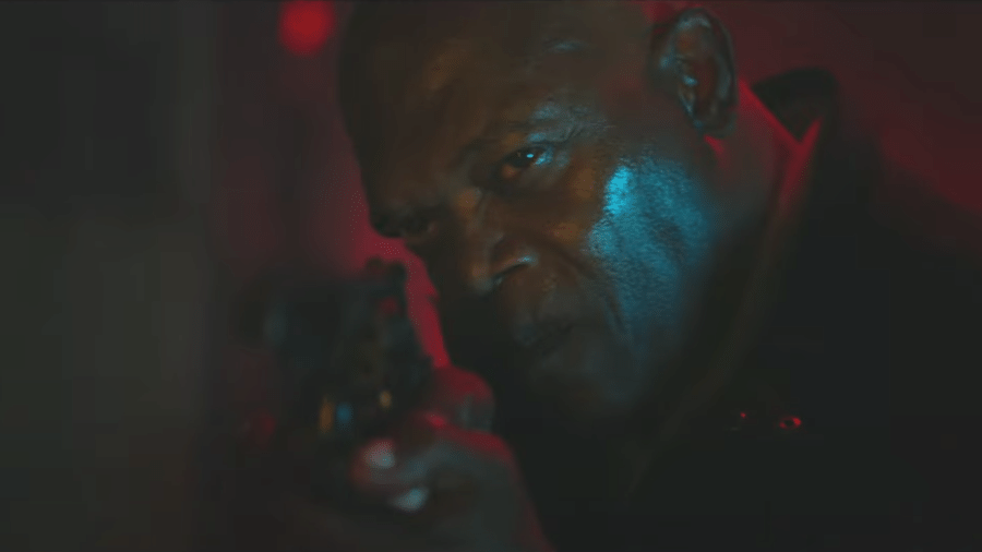 Samuel L. Jackson em "Espiral: O Legado de Jogos Mortais" - Reprodução/YouTube