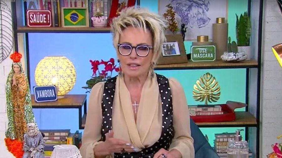 Ana Maria Braga no programa "Mais Você" - Reprodução/TV Globo