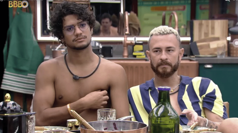 BBB 23: Fred conta para os brothers rotina com o seu filho, Cris - Reprodução/Globoplay