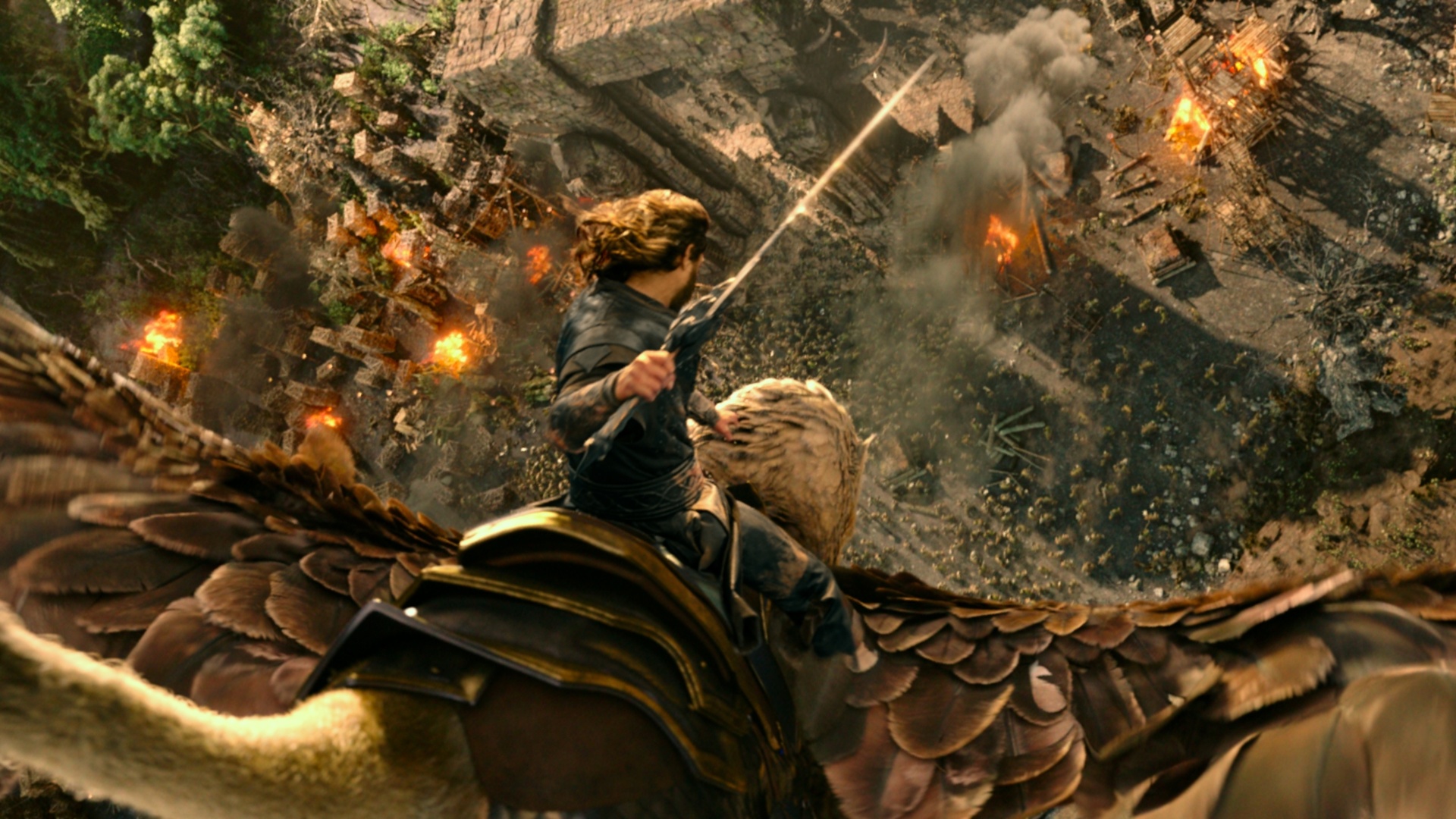 Cena do filme "Warcraft - O Primeiro Encontro de Dois Mundos" - Divulgação