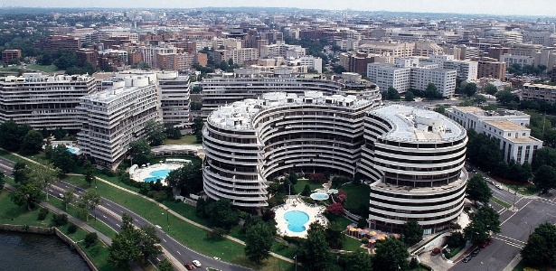 Visão do complexo Watergate, palco do escândalo que derrubou Nixon - Carol Highsmith/Creative Commons - Carol Highsmith/Creative Commons