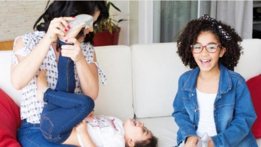Samara Felippo com as filhas, Lara e Alicia - Reprodução/Instagram/sfelippo