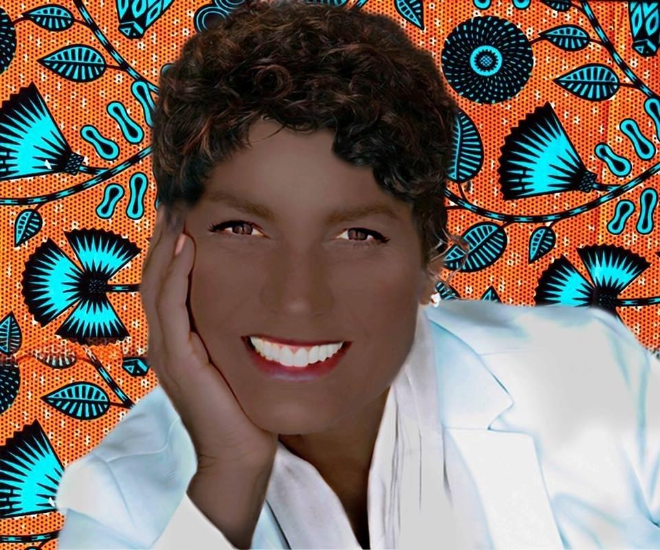 Xuxa retratada com a pele escurecida por Alexandre Loras - Divulgação