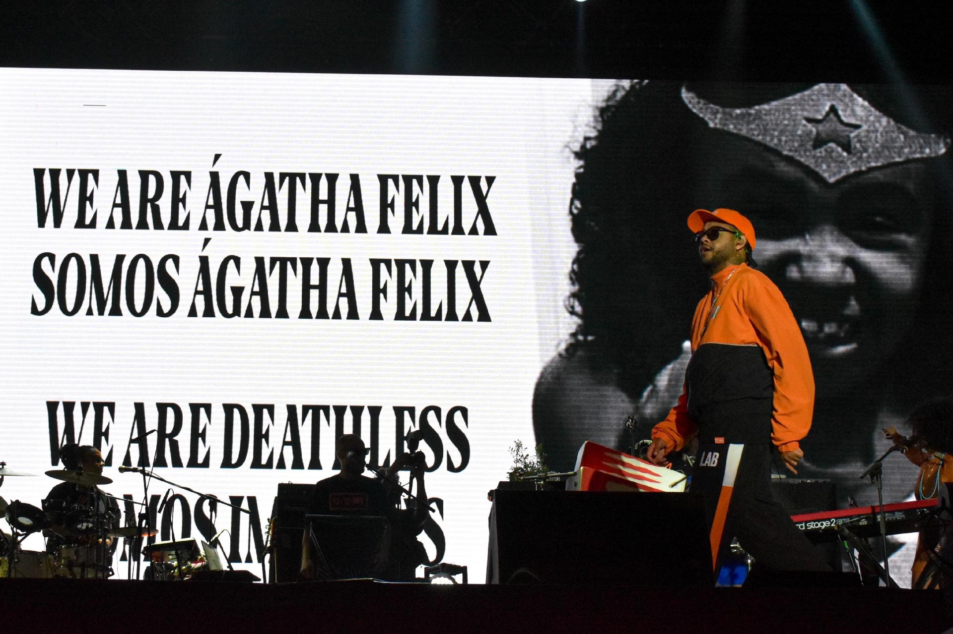 Emicida faz homenagem à menina Ágatha Félix no Rock In Rio 2019 - FERNANDA BALSTER/FOTOARENA/ESTADÃO CONTEÚDO