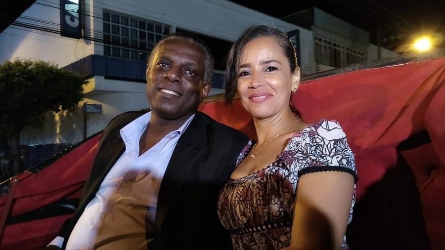 Osmir Eile Silva, 52 anos, e Gecilda Antônia Felix, 46 anos, vão se casar no domingo (13) - Arquivo Pessoal