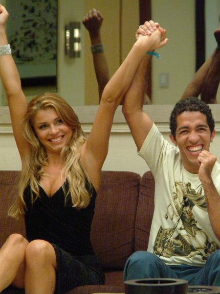 Grazi e Jean chegaram à final do BBB em 2005 e o professor levou o prêmio para casa - Renato Rocha Miranda/Globo - Renato Rocha Miranda/Globo