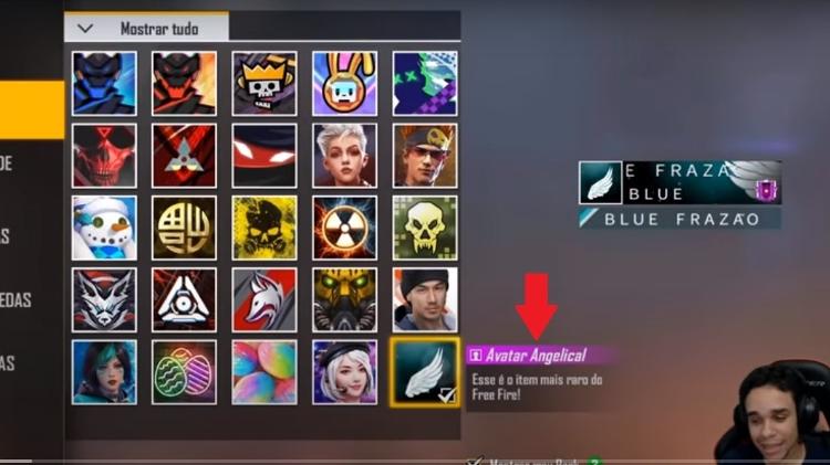 Avatar FF - Reprodução/Everton Frazão - Reprodução/Everton Frazão