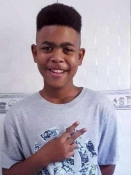 João Pedro, morto em maio pela polícia quando estava dentro de casa, em São Gonçalo - Reprodução/Twitter/@_danblaz