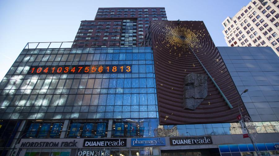 Relógio Metronome, em Union Square, na cidade de Nova York - Ben Hider/Getty Images