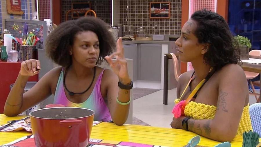 BBB 22: Jessilane conta para as "comadres" a conversa que teve com os brothers na piscina - Reprodução/Globoplay
