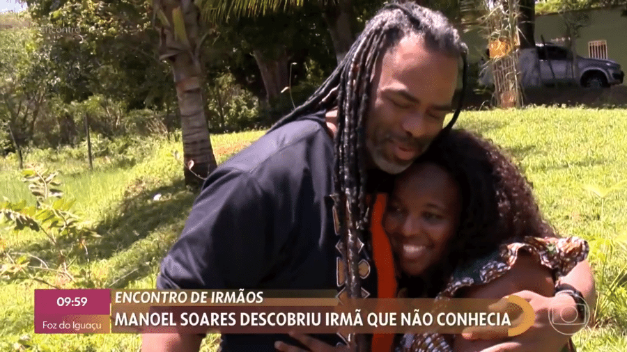 Manoel Soares descobriu que tem irmã após dar entrevista ao "Conversa com Bial" (TV Globo) - Reprodução/Globoplay