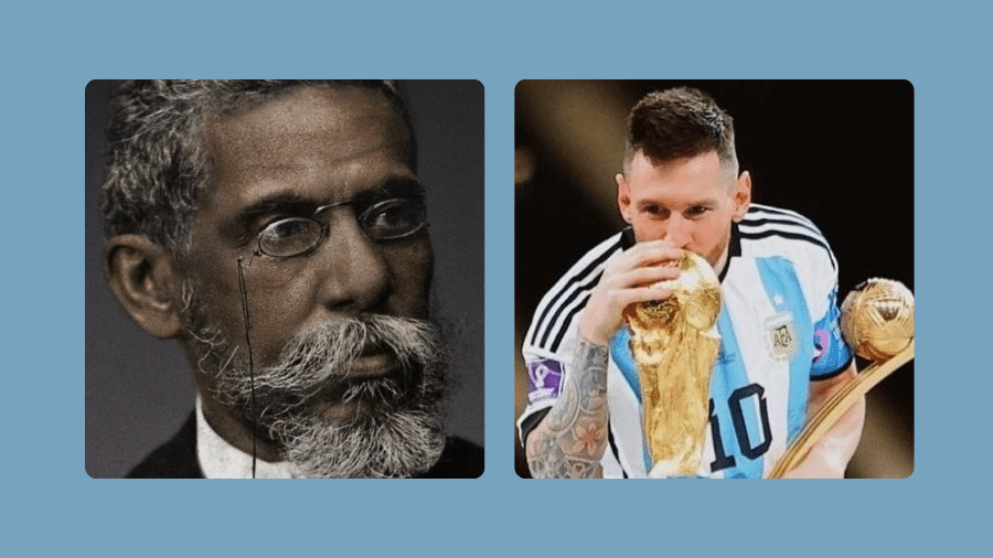 Machado de Assis e Messi
