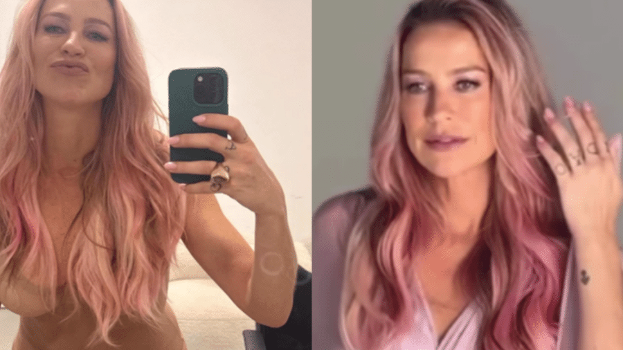 Luana Piovani mostra novo visual após mudar a cor do cabelo para rosa - Reprodução/Instagram