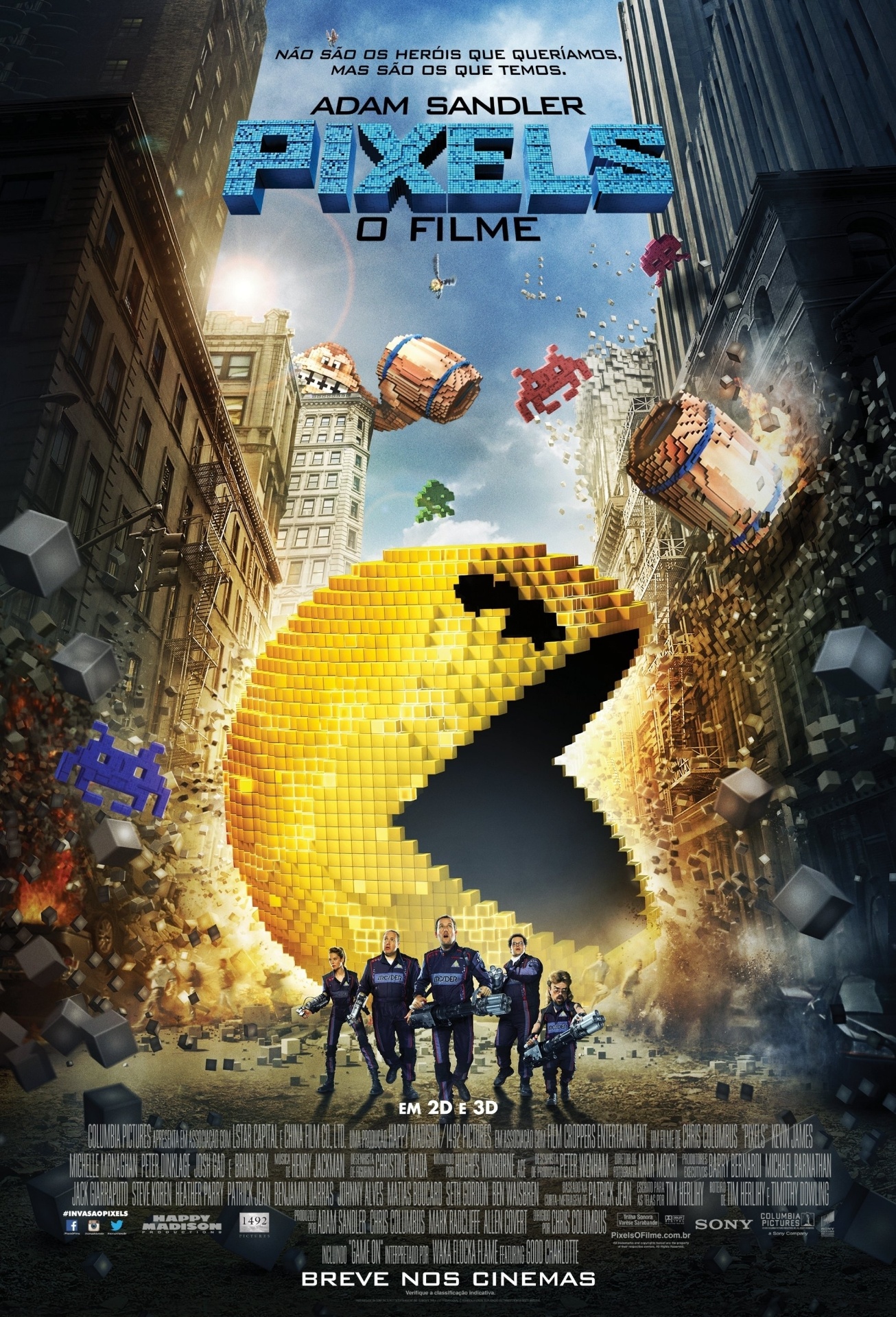 Pôster de "Pixels" - Divulgação