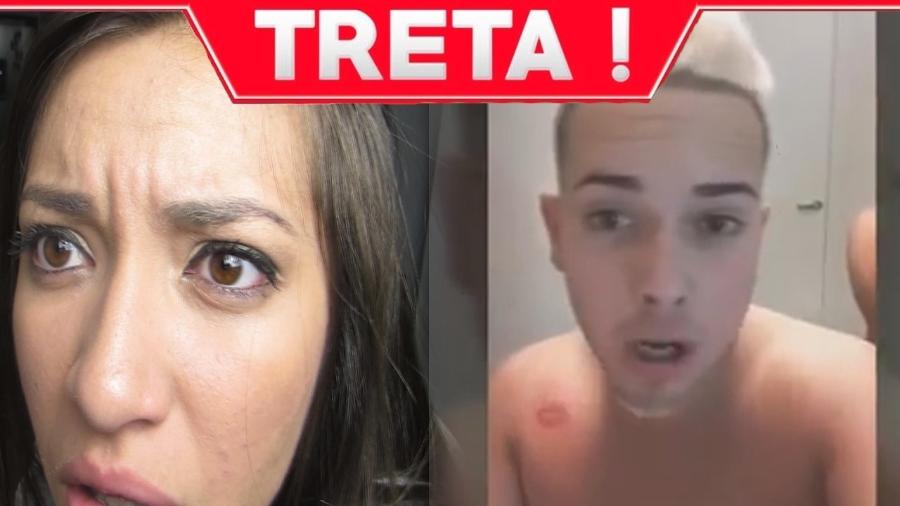 A youtuber Dani Russo e o funkeiro G15: treta no mundo do funk - Reprodução