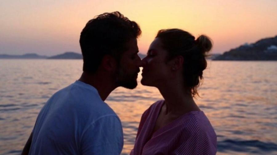 Bruno Gagliasso e Giovanna Ewbank na Grécia - Reprodução/Instagram/brunogagliasso