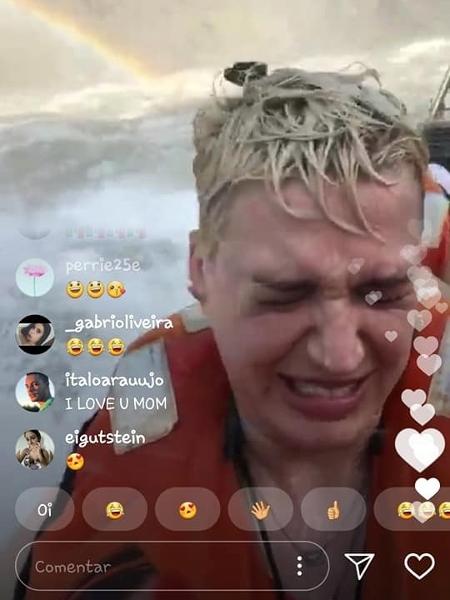 Katy Perry faz passeio de barco nas Cataratas do Iguaçu antes de desembarcar em Porto Alegre - Reprodução/Instagram - Reprodução/Instagram