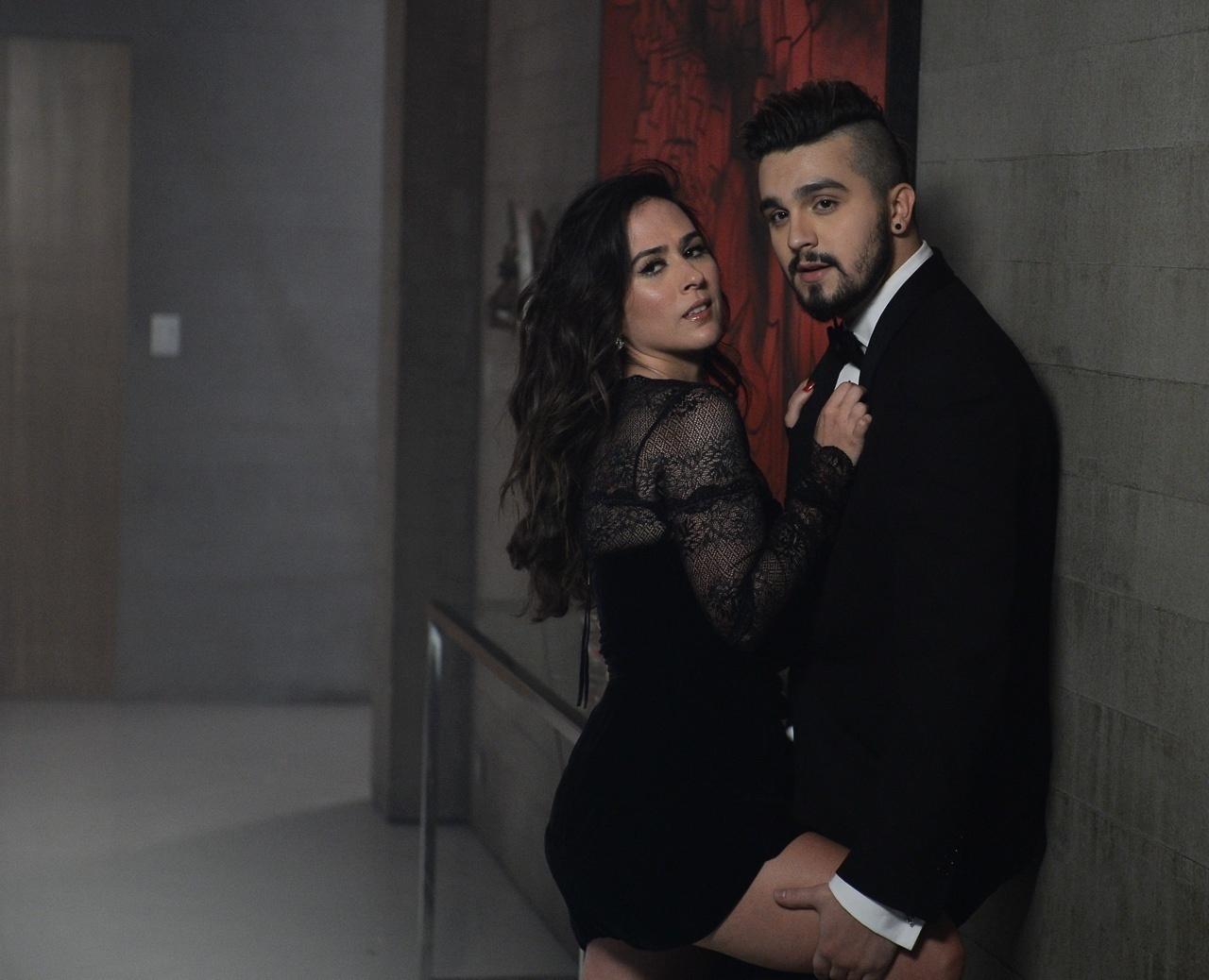 Luan Santana e Tatá Werneck em gravação de novo clipe - Francisco Cepeda/AgNews