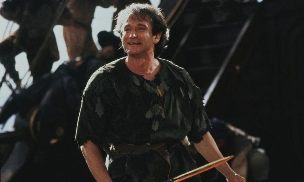 Robin Williams em "Hook - A Volta do Capitão Gancho" - Reprodução