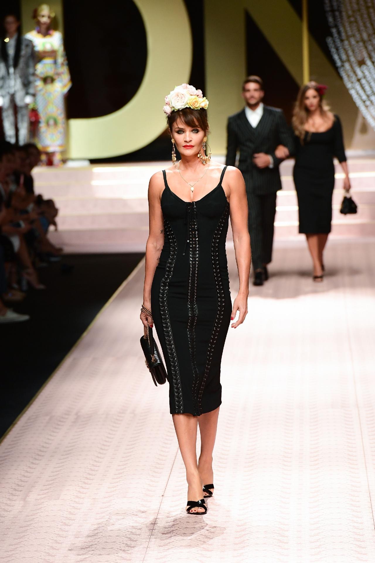 Desfile Dolce & Gabbana - Helena Christensen - AFP