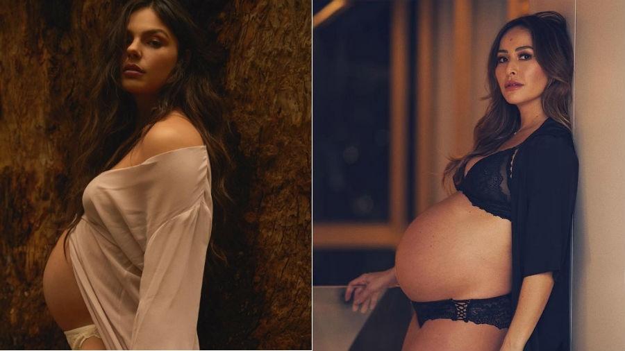 Sabrina Sato e Isis Valverde estão na reta final da gravidez - Reprodução/Instagram