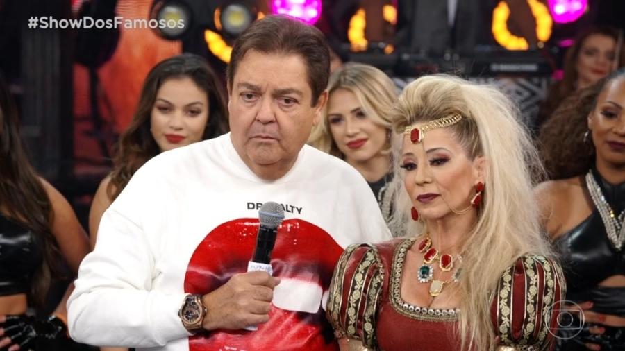 Daniele Winits escolheu Valesca Popozuda para se homenageada no "Show dos Famosos" no Domingão do Faustão - Reprodução/TV Globo